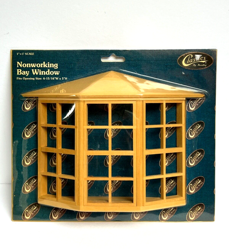 Handley Classics Nonworking Bay Window For 1:12 Miniature Dollhouse Read