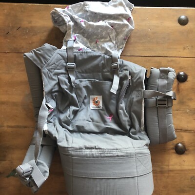 Ergobaby MultiPosition Baby Carrier Susan G Komen Pink/Grey Ribbons