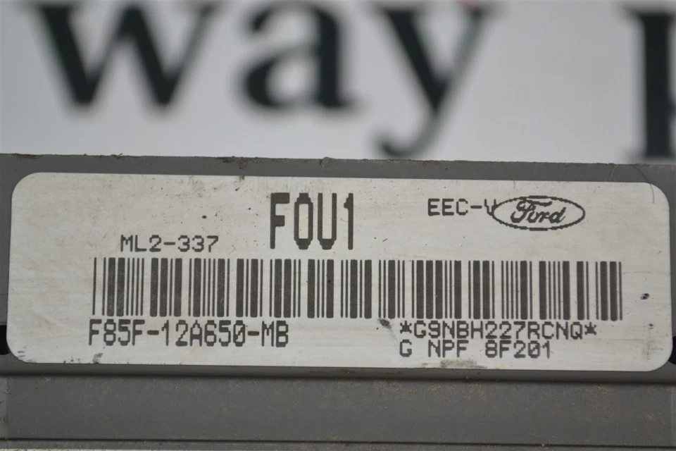 F85F12A650MB Ford F150 F250 4.6 1998 Engine Control Unit ECU Module 1A6 567 B10 - Image 3 of 4