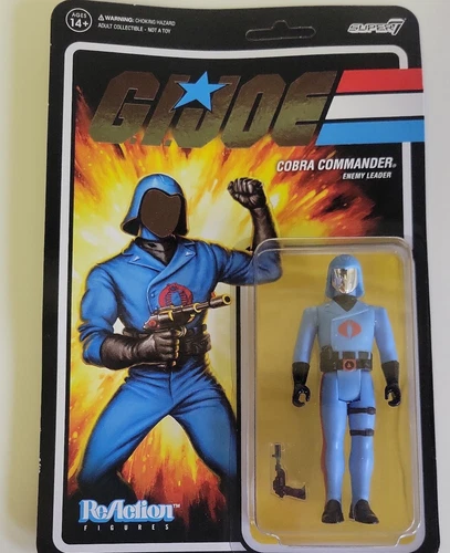 GI Joe COBRA COMMANDER (Vac Metal) Super7 ReAction Wave 2 Figure Exclusive
