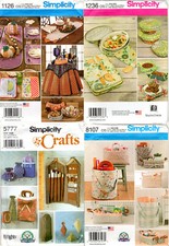 CHOICE: UNCUT Simplicity Crafts Patterns Home Accessories  Decor