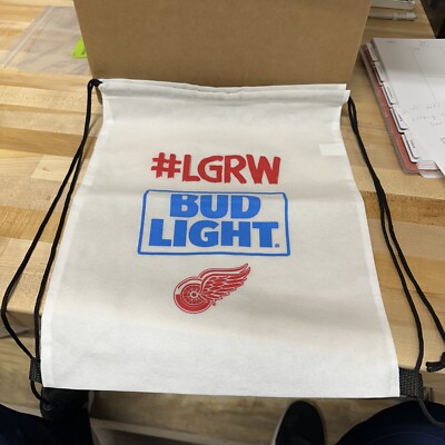 Detroit Red Wings Stadium Giveaway Drawstring Backpack. Box 135
