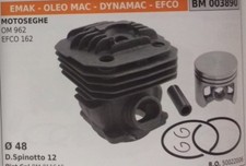 50022006 Cilindro Pistón Motosierra Completa Oleomac 962 Efco 162 Ø 48
