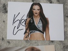 KAY LEE RAY Signed 4x6 Photo WWE NXT WRESTLING AUTOGRAPH 1A