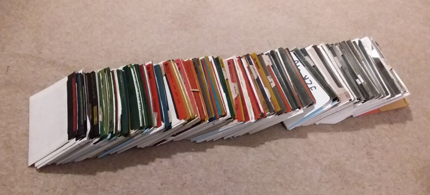 Large quantity of YAMAHA motorcycle parts microfiche, from 1970 onwards