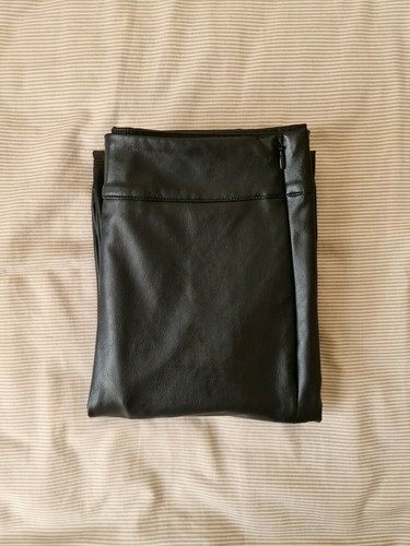Black Faux Leather Leggings 