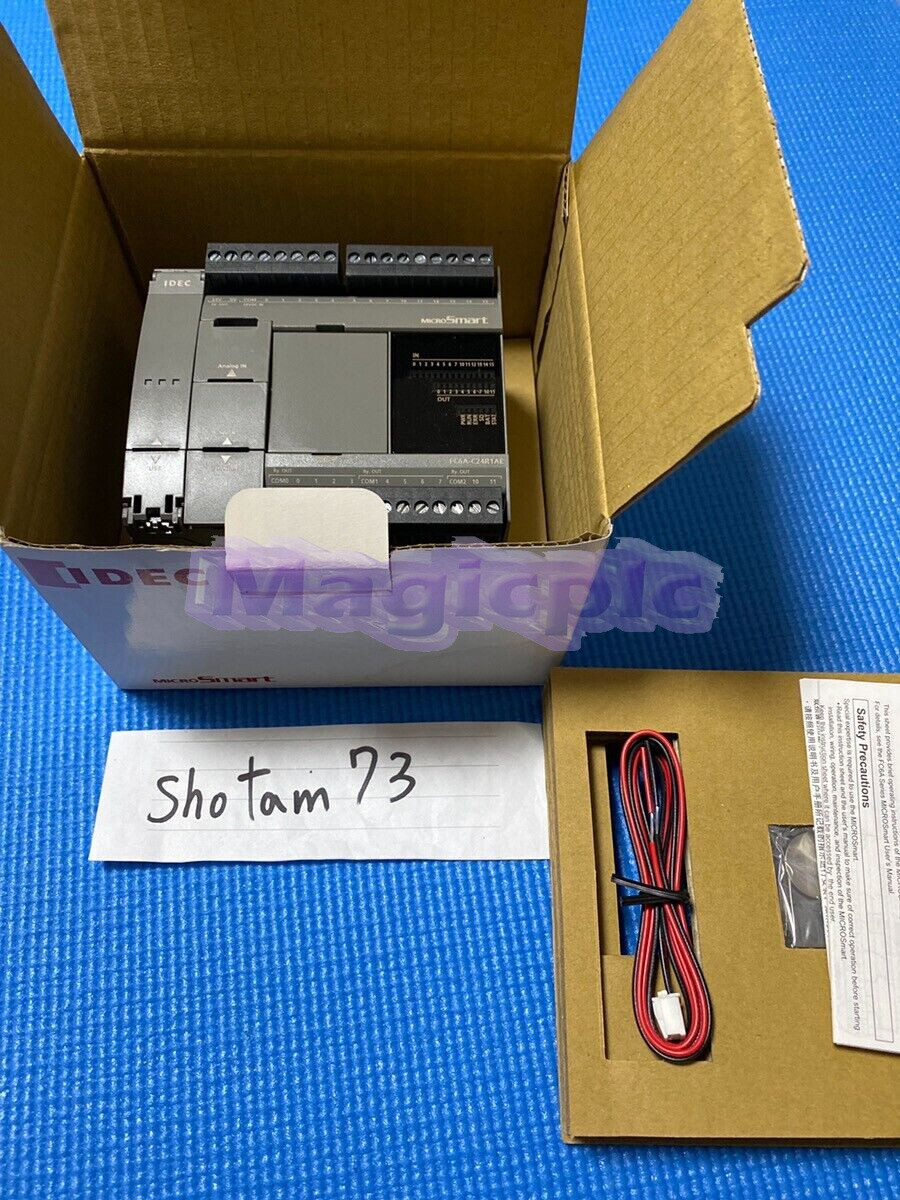 IDEC FC6A-C24R1AE MICROSMART CPU module All-in-one type 100 IDEC FC6A-C24R1AE MICROSMART CPU module All-in-one type 100
