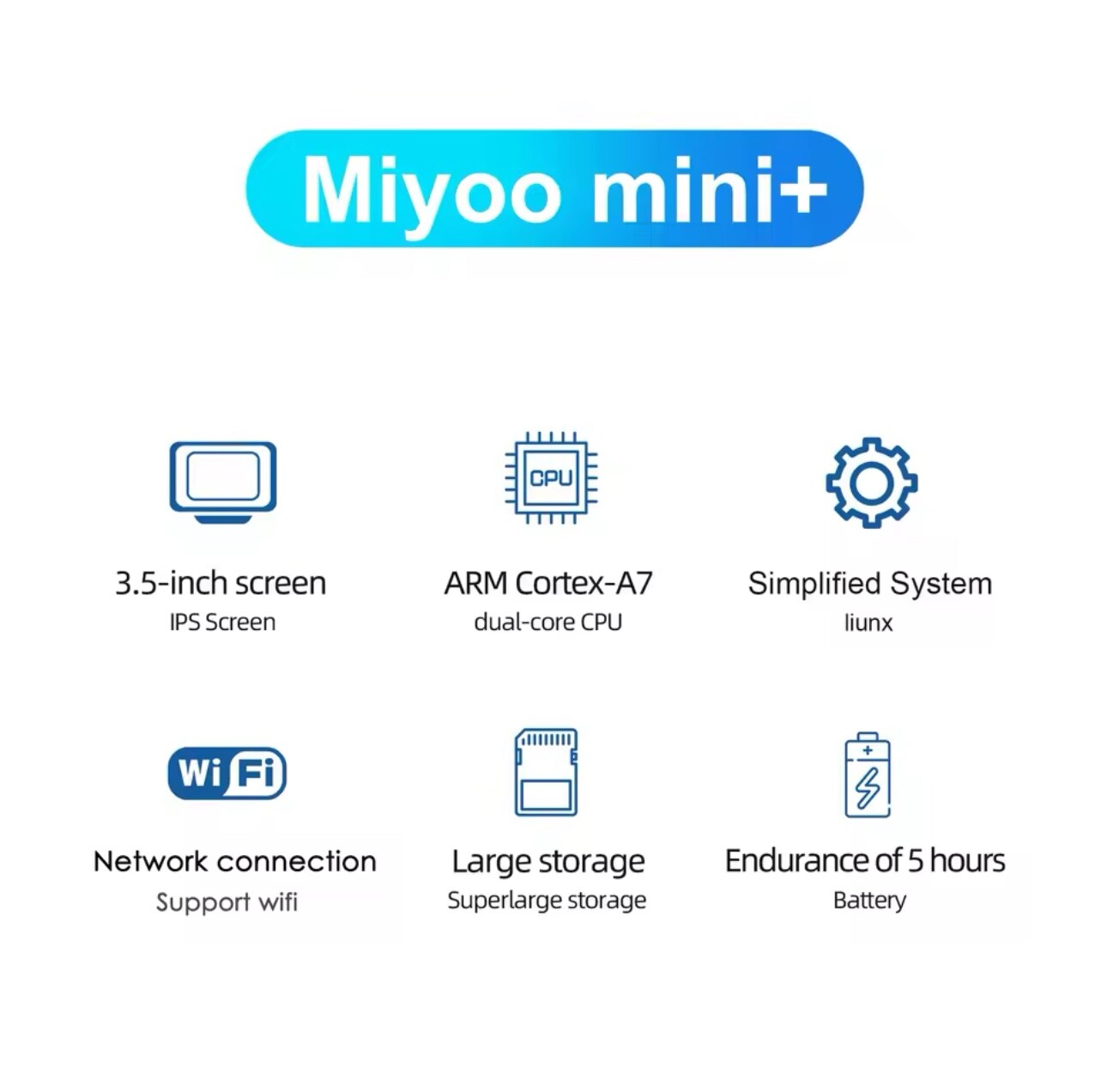 Console de jeu rétro Mini Plus écran IPS V2 haute fidélité - 3
