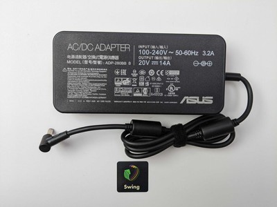 NEW ASUS AC Adapter Charger ADP-280BB B 280W 20V+ Power Cord (US) free shipping