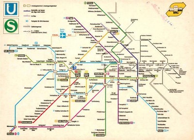73739042 U-Bahn Subway Underground Metro Fahrplan Berlin