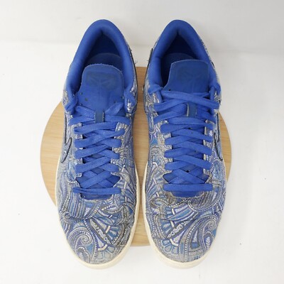 Nike Kobe 8 NSW Lifestyle Shoes Mens 9 Blue Paisley Lace Up Low