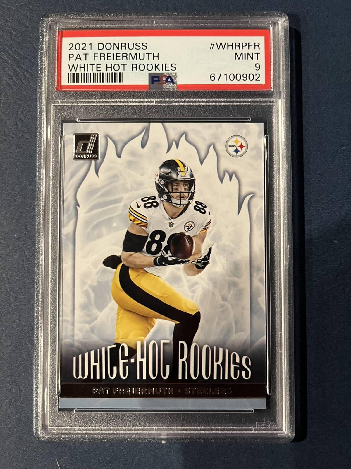 Pat Freiermuth Panini Donruss White Hot Rookies #WHRPFR Base