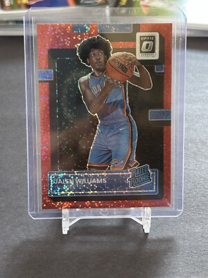Donruss Optic 2022-23 Jalen Williams Rookie Red Sparkle Prizm 235 RC SP SSP