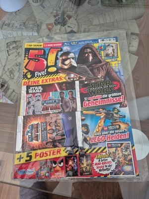  - 5! FIVE Nr. 1 / 2016 - Star Wars  Force Attax Beilage ovp 
