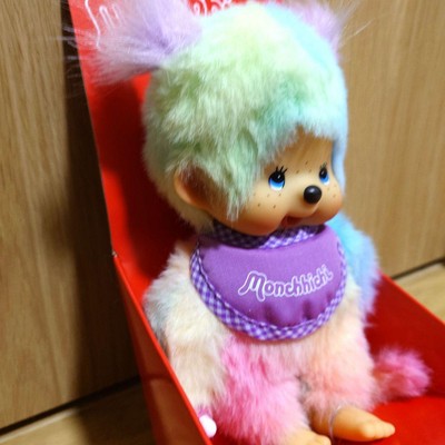 Monchhichi Tie-Dye Plush Girl Small 2023 Sekiguchi Mint F/S