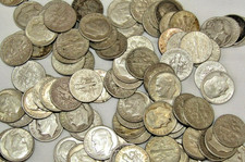 Junk Silver $1 One Dollar Face Value 90% Silver Dimes Roosevelt - FREE SHIPPING