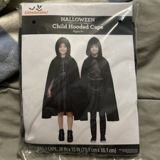 Halloween Costume Unisex Kids Hooded Cape New