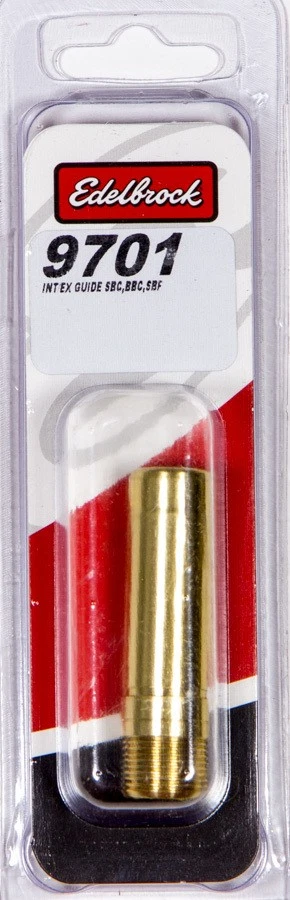 Edelbrock 9701, una guía de válvula de bronce natural - pieza de carreras de rendimiento Int/Exh Foto 3 de 4