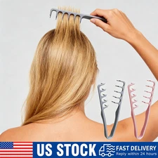 USA Wide Tooth Hair Comb Wide Tooth Comb For Curly Hair Roots Volumizing 