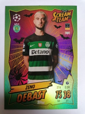 Topps Match Attax Champions League 2024-25 ST14 Scream Team Zeno Debast Sporting
