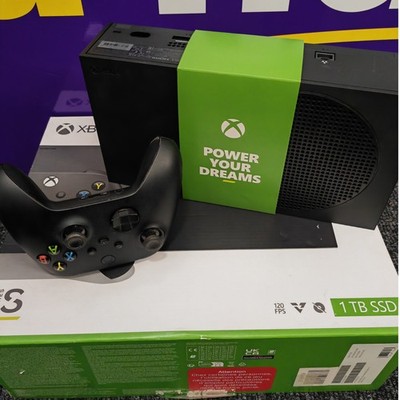 Xbox Series S Konsole, 1TB, Carbon Black, Originalverpackt