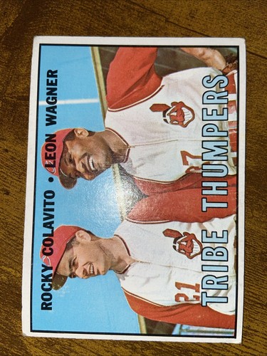 1967 Topps Rocky Colavito & Leon Wagner Tribe Thumpers Cleveland Indians #109