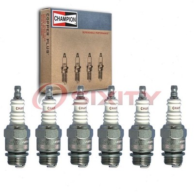 6 pc Champion Industrial Spark Plugs for 1931 Chrysler Series Six CM ms