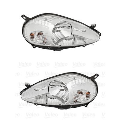 2x VALEO HALOGEN SCHEINWERFER SATZ passend für FIAT GRANDE PUNTO LINKS+RECHTS