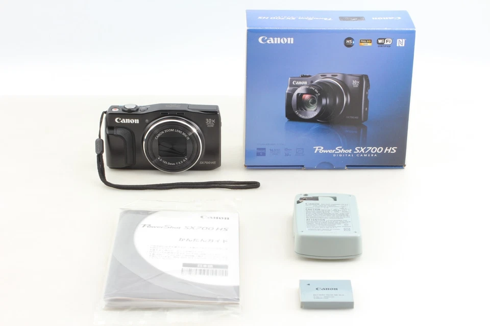 Read [NEAR MINT w/Box] Canon PowerShot SX700 HS 16.1MP Black Camera From Japan - Image 2 of 4