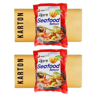 Nong Shim Seafood Ramyun Ramen Nudeln Nudelsuppen Instantnudeln 40x125g