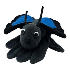 Vintage Plush Creations 10" Blue Morpho Butterfly Hand Glove Puppet Plush Azure
