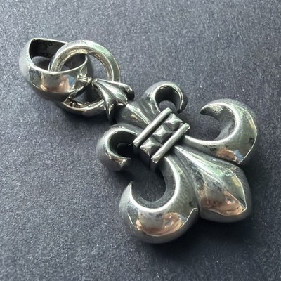 Chrome Hearts フルール・ド・リスペンダント Chrome Hearts Large Fleur De Lis Pendant | eBay