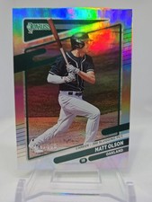 2021 Donruss Matt Olson 477/500 Career Stat Line #122 Oakland Athletics L👀k!