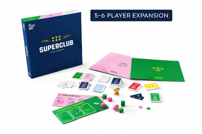 SUPERCLUB TOP SIX EXPANSION Fußball Brettspiel BLUE OVP 2020 Edition