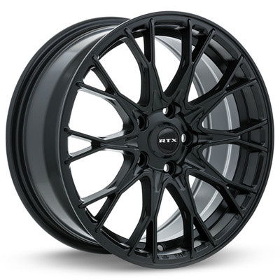 17'' RTX Concorde Satin Black 17x7.5 Wheel 5x100 38mm Rim