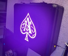 Ace of Spades Armand de Brignac LED Briefcase Colors  3 Bottle Holder READ