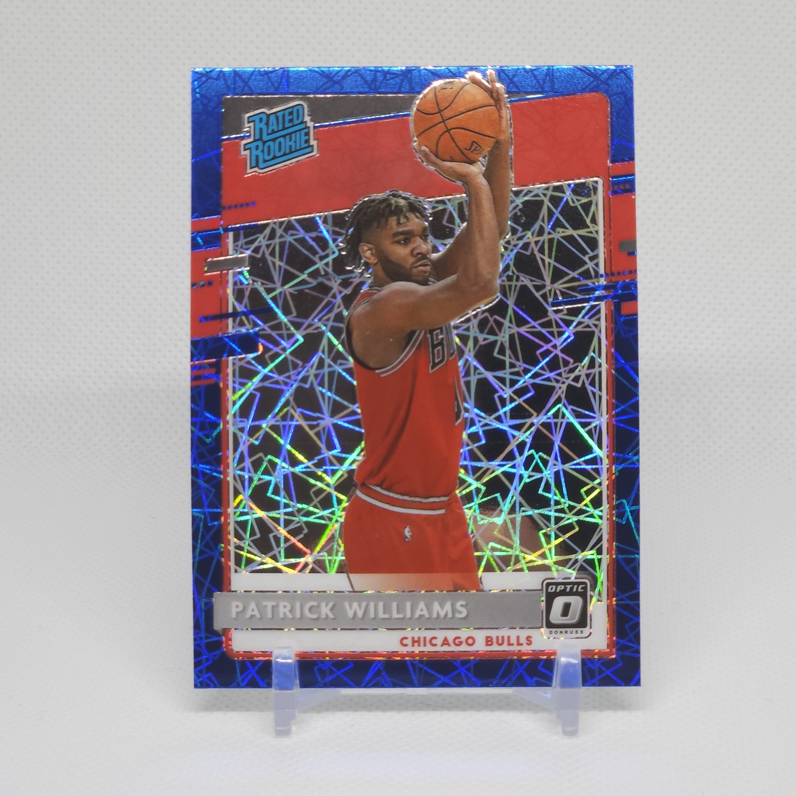 Patrick Williams #154 Blue Velocity Rated Rookie 2020-21 Donruss Optic BULLS RC