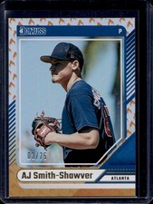 AJ Smith-Shawver 2024 Donruss #68 On Fire /75