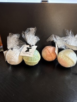 Lot of 4 Bath Bombs 4.5 Ounces Each Various Scents