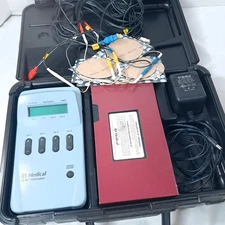 RS MEDICAL RS-4I SEQUENTIAL STIMULATOR W/ CASE & adapter electro-therapy PARTS