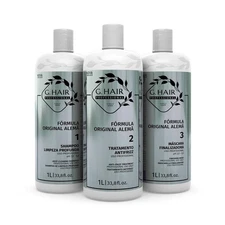 G.HAIR Smoothing Keratin Treatment Kit (3 Steps) 33.8oz / 1L