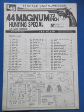 LS Model Instruction Sheet - Smith & Wesson .44 Magnum Hunting Special