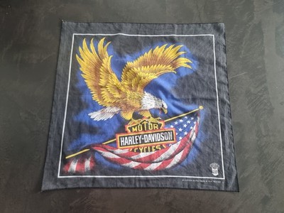 Harley-Davidson Vintage-Bandana USA Motorcycle American Eagle Patriotic Halstuch