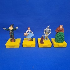 Blockbuster Wizard of Oz Set of 4 Toys 1997 Dorothy Scarecrow Tin Man Lion