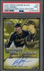 2025 Topps Chrome Black Gold Refractor Paul Skenes AUTO 11/50 PSA 9 MINT