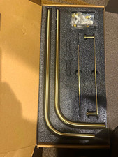 Gold Metal Wall Mounted Bathroom Towel Rail Rack, Adult, 1 Pack