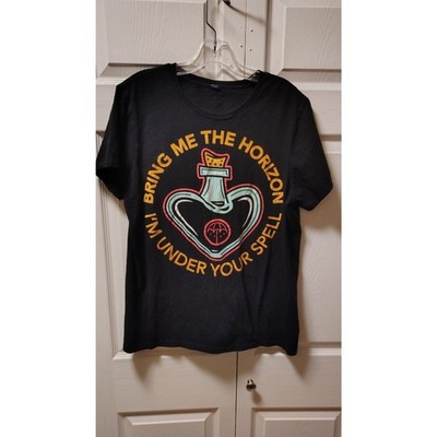 Bring Me The Horizon Love Potion Umbrella Logo Graphic Tee Large