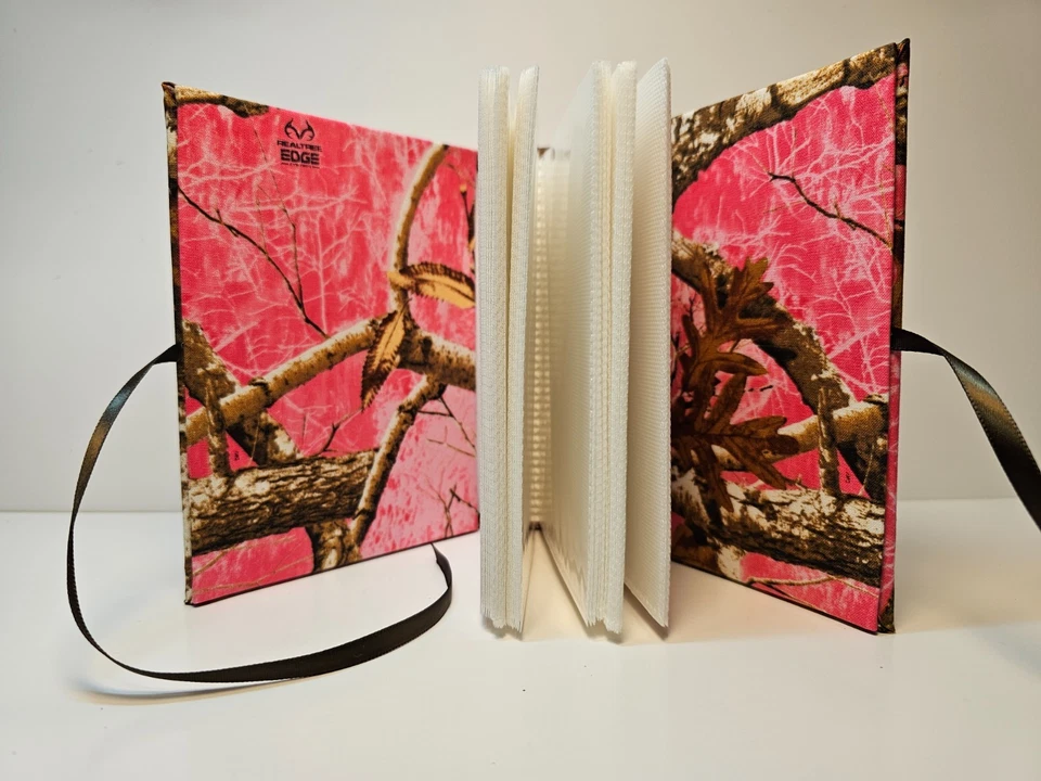 Custom Pink Camo Photo Album -Holds 100 4x6 Photos - Handmade - Image 4 of 4