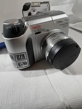 Olympus CAMEDIA C-700 Ultra Zoom 2.1MP Digital Camera - Black & Metallic silver