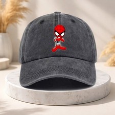Comics Spider-Man Washed Cotton Adjustable Unisex Dad Hat